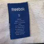 Reebok  White Full Zip Hoodie Jacket with Design Photo 3