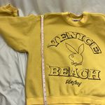 PacSun PLAYBOY by yellow Venice Beach sweatshirt size medium Photo 12