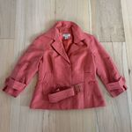 Nine West Pinkish Orange Blazer Coat Jacket Size Small Photo 0