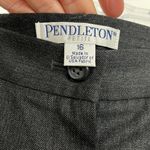 Pendleton Vintage Size 16 Petite Gray Wool Dress Pants Trousers with Pockets Photo 4