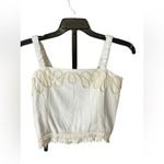 Elegant Cream Jumpsuit with Gold Accents White Size L Photo 1