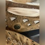 UGG  Dakota Sunshine Perf Ribbon Satin Laces Bow Leather Chestnut Slippers Sz 9 Photo 10