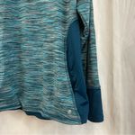 Energy zone  Teal Striped Cowl Neck Top Photo 1