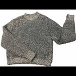 Urban Outfitters Silver/Black Tinsel Shimmer Sweater oversized XS Photo 4