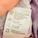 Chaser Purple Distressed Burnout Open Cut Out Long Sleeve Top Photo 13