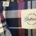 Jachs Girlfriend Plaid Flannel Shirt Eclectic Grandpa Colorful Women's Small Photo 2