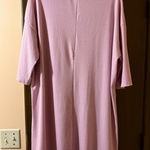 Dressed in Lala pink ribbed mockneck dress Size M Photo 0