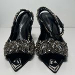 Alexander McQueen  Punk Swarovski Crystal Embellished Ankle Strap Sandals Heels Photo 5