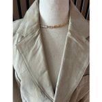 kim rogers  tan leather jacket size large stylish winter jacket Photo 2