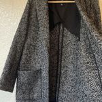 Mango Herringbone a oversized Boyfriend Jacket Coat Photo 4