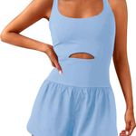 Amazon Blue  Athletic Romper Photo 0