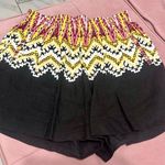 Anthropologie boho linen blend pull on shorts size Small Photo 0