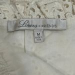 Lovers + Friends Cream Eyelet Ruffle Hem Mini Skirt Size M Photo 2