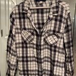 Francesca's Francesca’s Plaid Flannel Photo 0