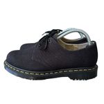 Dr. Martens 1461 Black Natural Canvas Oxford Original Shoes Mens 8/Womens 9 Photo 2