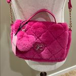 Juicy Couture  | “Let’s Get Cozy” Faux Fur Crossbody In “Pink Flash” Photo 8