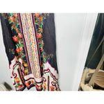 SALONI Tabitha 100% Silk Black Red A Photo 7