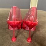 ALDO Barbie x  Barbiestessy Collection Pink Translucent Pointed Toe Pumps 7.5 NEW Photo 3