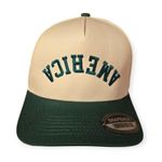 America Upside Down Hat Green Photo 0