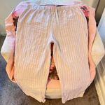 victoria's secret pink striped pajama pants y2k vintage 2000s angel Photo 4