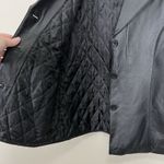 Vintage Gianni Ferrara Leather‎ Jacket Men Medium Retro 90s Biker Luxury Power Black Photo 4