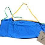 Stone Fox Swim NWT  Ibiza Bikini Top XL Colorblock One-Shoulder Women's Swim Pool Photo 2