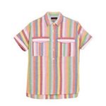 Banana Republic  Pastel Striped Button-Down Shirt Photo 2