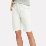 RE/DONE  the 80s long denim white shorts size 27 DR Photo 1