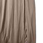 Birdy Grey  Jay Crepe Gown Taupe Spaghetti Straps V Neck Slit Stretch Size XL NEW Photo 2