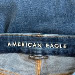 American Eagle next level stretch curvy high rise jeggings in solid blue jeans Photo 4