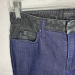 Theory Size 2 (28x29) Dark Denim Straight Skinny Stretch Low-Rise Jeans Photo 3