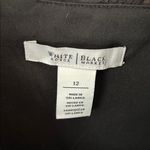 White House | Black Market Whbm little black skater dress with lace detail sz 12 Photo 3