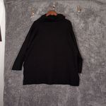 Cyrus Knit Raya Womens Turtleneck Oversized Heavyweight Sweater Womens Large Black Photo 3