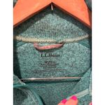 LL Bean Teal Marled Fleece Jacket Full Zip Women's M REG Green Size undefined Photo 1