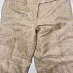 Ann Taylor cream paisley print slack Photo 2