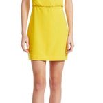 Halston Heritage Sleeveless Crossover Halter Sheath Dress Photo 3