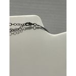 None Layered Beaded Gemstone Statement Necklace Turquoise Color Beads Blue Gunmetal Photo 3