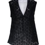 Jordan Taylor Jordan‎ Taylor black eyelet swim bathing coverup Photo 0