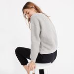 Madewell Polartec® Fleece Crewneck Sweatshirt in Gray Photo 6