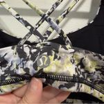 Lululemon Floral Strappy Back Sports Bra Size 6 Photo 2