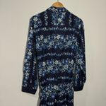 Lane Bryant NWT Long-Sleeve Belted Midi Shirt Dress In Navy Blue Size 22 Photo 3