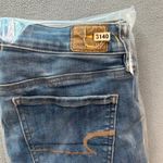 American Eagle  Jeans Womens 4 Short Blue Jegging Mid Rise Medium Wash Stretch Photo 9