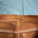 J Brand Brown Coated Denim Pencil Leg Jeans SZ 26 Rust Fall Grunge Festival Photo 4