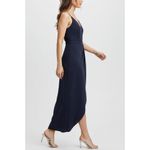 BHLDN Caron Lyra Bridesmaid Wedding Guest Dress, Midnight/Navy, 0 (US) Photo 3