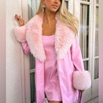 Show Me Your Mumu Penny Lane Pink Coat Pink XS Photo 0