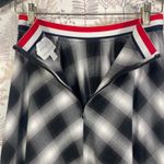 Mare Mare x Anthropologie Plaid Midi Skirt Small Black White A Photo 5