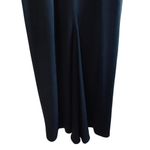 Jessica McClintock Vintage Classic Black Open Back Fishtail Train Dress Gown 8 Photo 2