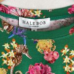 Anthropologie Hale Bob Printed Green Tee Shirt Under the Sea Ocean Photo 5