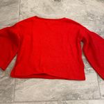 Lou & grey  Red Bell sleeve sweater - Size Small Photo 3