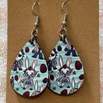 Pennywise, Clown, Easter Bunny, Teardrop Dangle Pierced Earrings Photo 0